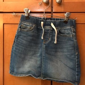 Girls gap denim skirt